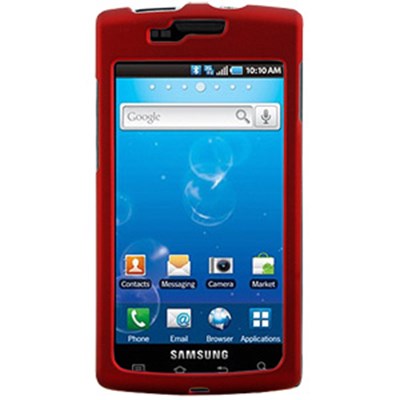 Samsung Compatible Naztech Rubberized SnapOn Cover - Red
