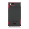 Motorola Compatible Naztech Vertex Hard and Soft Cover - Red Image 2