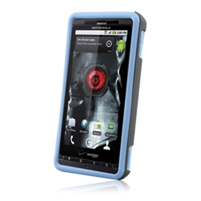 Motorola Compatible Naztech Vertex Hard and Soft Cover - Blue  11072NZ