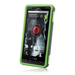 Motorola Compatible Naztech Vertex Hard and Soft Cover - Green