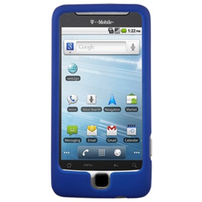 HTC Compatible Premium Rubberized SnapOn Cover - Dark Blue  11116NZ