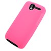 HTC Compatible Premium Silicone Cover - Pink  11120NZ Image 1