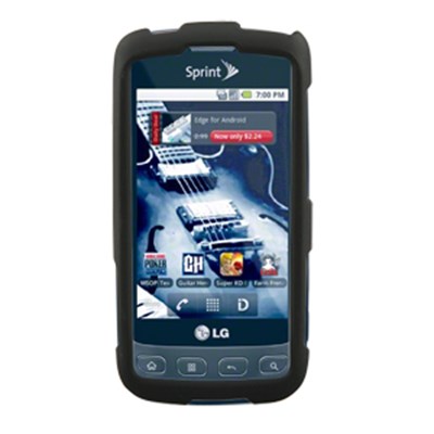 LG Compatible Naztech Premium Rubberized SnapOn Cover - Black  11187NZ