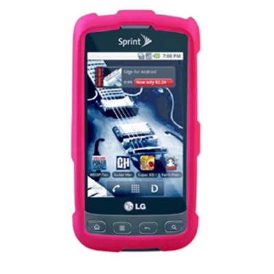 LG Compatible Naztech Premium Rubberized SnapOn Cover - Hot Pink  11189NZ