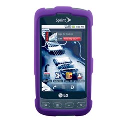 LG Compatible Naztech Premium Rubberized SnapOn Cover - Purple  11190NZ