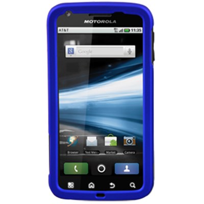 Motorola Compatible Naztech Premium Rubberized Snap-on Case - Blue 11259NZ
