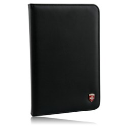 Samsung Compatible Swiss Leatherware Folio - Black  11308NZ