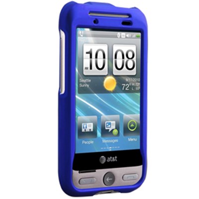 HTC Compatible Premium Rubberized SnapOn Cover - Blue 11423NZ