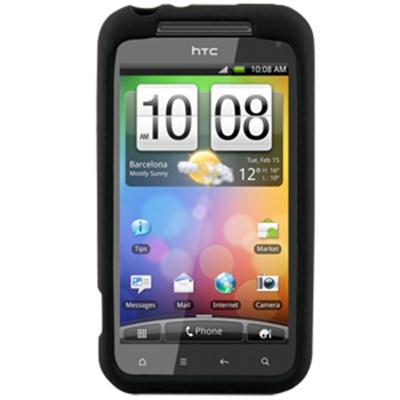 HTC Compatible Naztech Premium Silicone Gel - Black 11456NZ