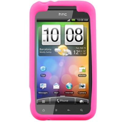 HTC Compatible Naztech Premium Silicone Cover - Pink 11457NZ