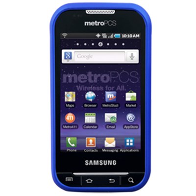 Samsung Compatible Premium Rubberized SnapOn Cover - Blue 11461NZ