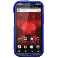 Motorola Compatible Naztech SnapOn Rubberized Cover - Blue 11469NZ