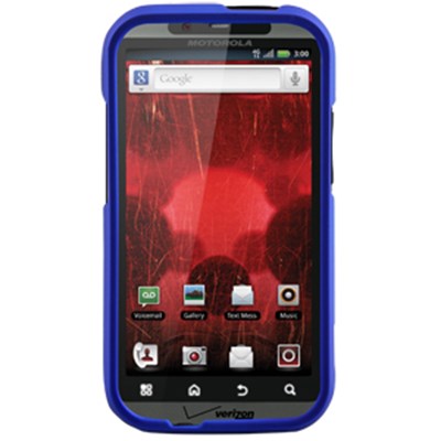 Motorola Compatible Naztech SnapOn Rubberized Cover - Blue 11469NZ