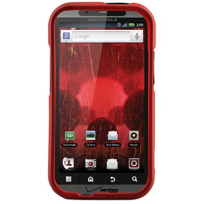 Motorola Compatible Naztech SnapOn Rubberized Cover - Red 11470NZ