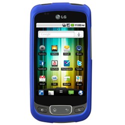 LG Compatible Naztech SnapOn Rubberized Cover - Blue 11481NZ