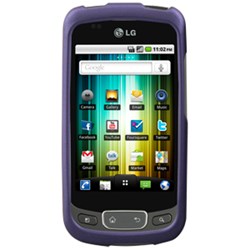 LG Compatible Naztech SnapOn Rubberized Cover - Purple 11483NZ
