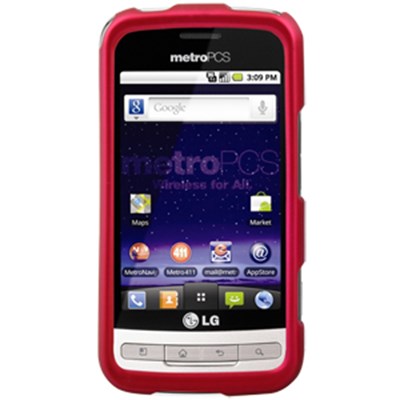 LG Compatible Naztech SnapOn Rubberized Cover - Hot Pink 11487NZ