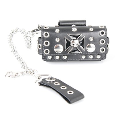 Naztech Rebel Case with Skull  - Black