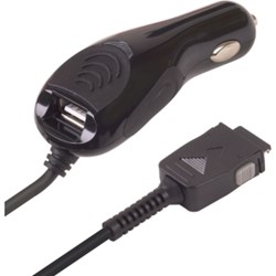 LG Compatible Dual Output Vehicle Power Adapter with USB Port  313203