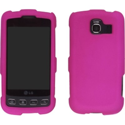 LG Compatible Premium Soft Touch Snap-On Case - Pink 319409