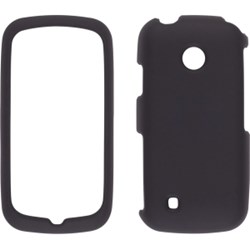 LG Compatible Soft Touch Snap-On Case - Black  338425