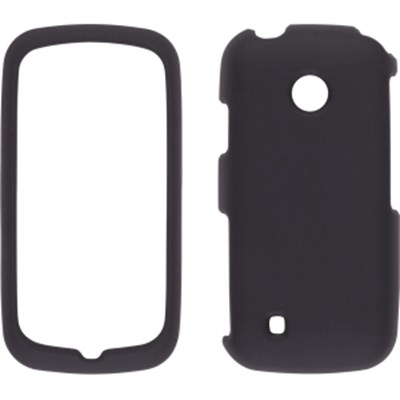 LG Compatible Soft Touch Snap-On Case - Black  338425