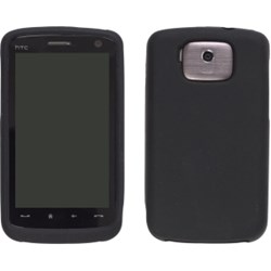 HTC Compatible Premium Silicone Gel - Black  345484-HT