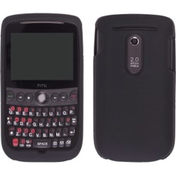 HTC Compatible Premium Silicone Gel - Black  (GSM, T-Mobile)  347370