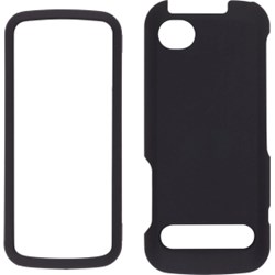 Motorola Compatible Premium Soft Touch Snap-On Case - Black 348236