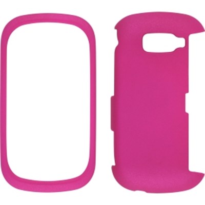 LG Compatible Soft Touch Snap-On Case - Frosted Pink  359413