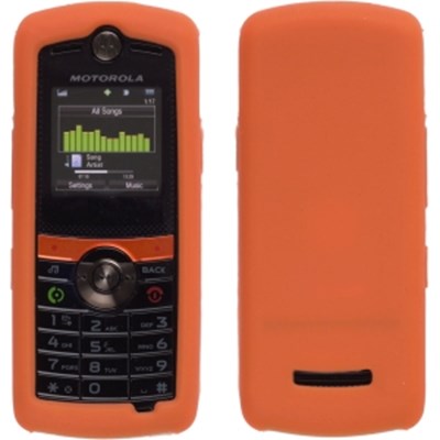 Motorola Compatible Premium Silicone Gel - Orange  373327