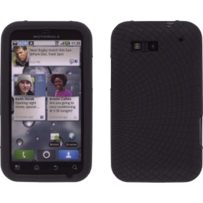 Motorola Compatible Premium Silicone Gel - Black 389216