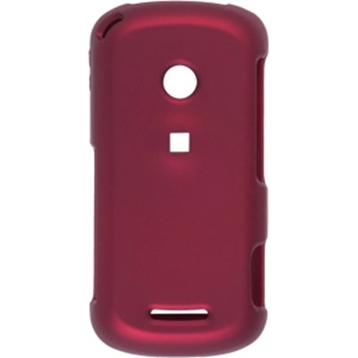 Motorola Compatible Premium Rubberized Snap-On Case - Red  396014