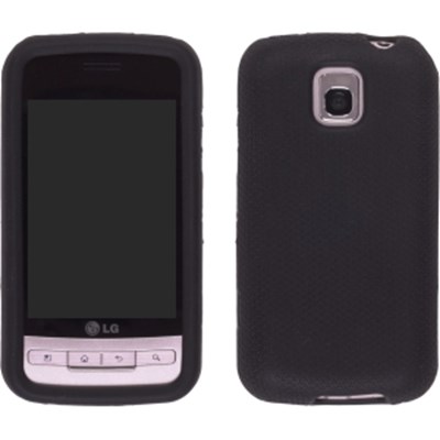 LG Compatible Smooth Silicone Gel - Black  398598