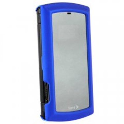 Sanyo Compatible Rubberized Protective Shield - Dark Blue  6760RUBDKBL