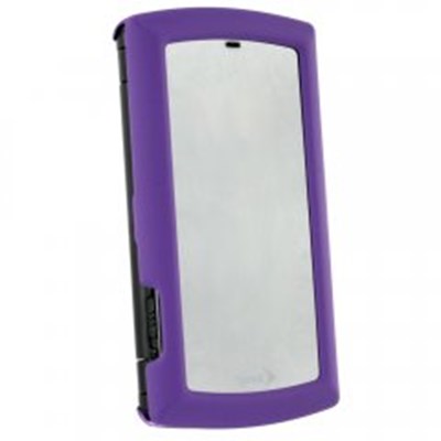 Sanyo Compatible Rubberized Protective Shield - Purple   6760RUBPU