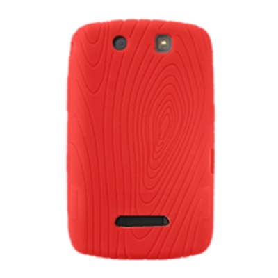 Blackberry Compatible Premium Silicone Grip Cover - Red 10050NZ