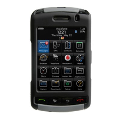 Blackberry Compatible Naztech SnapOn Cover - Black and Grey 10104NZ