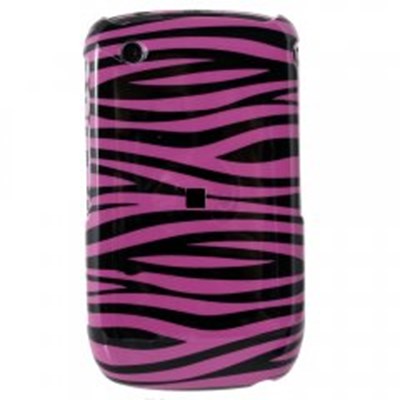 Blackberry Compatible Protective Cover - Pink Zebra Pattern    8530COVZEBRAPK