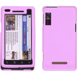 Motorola Compatible Premium Rubberized Snap-On Case - Pink   347501