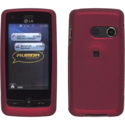 LG Compatible Soft Touch Snap-On Case - Red  354787