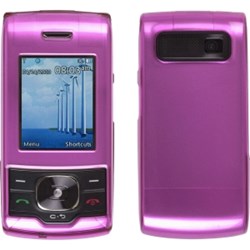 LG Compatible Metallic Snap-On Case - Pink  325443