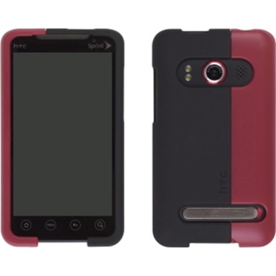 HTC Original Hard Shell Case- Red and Black  70H00262-09M