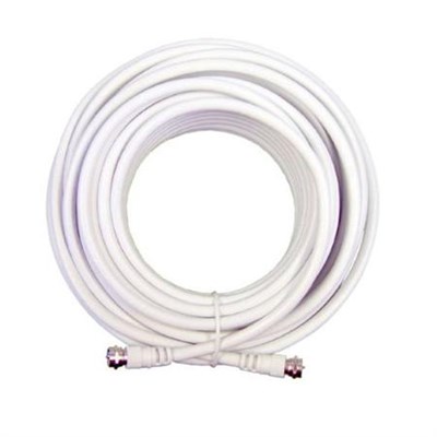 2 Feet  White RG6 Low Loss Coax Cable  950602