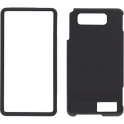 Motorola Compatible Soft Touch Snap-On Case - Black  355957