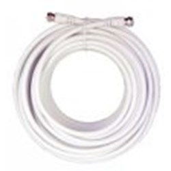 30 Feet  White RG6 Low Loss Coax Cable