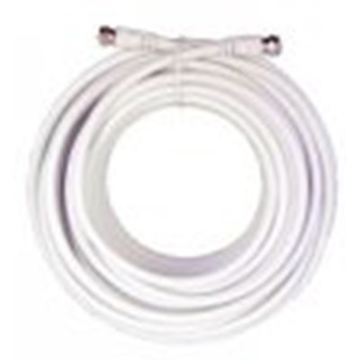 20 Feet  White RG6 Low Loss Coax Cable  950620