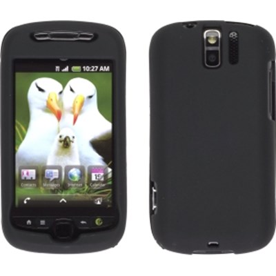 HTC Compatible Soft Touch Snap-On Case - Black  395747