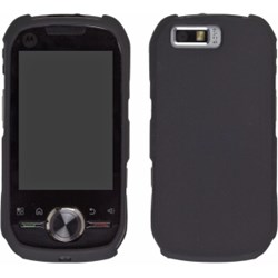 Motorola Compatible Soft Touch Snap-On Case - Black  315770