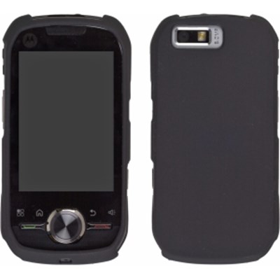 Motorola Compatible Soft Touch Snap-On Case - Black  315770
